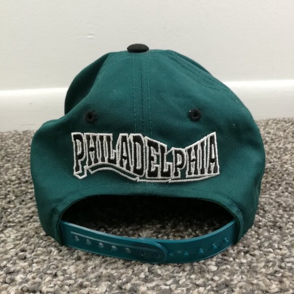 Vintage 90s Philadelphia Eagles Hat The G Cap Snapback Youth? Green - Picture 5 of 7
